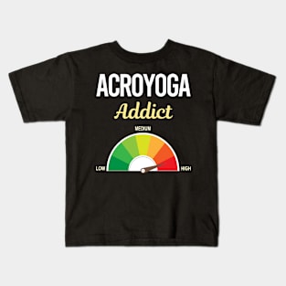 Funny Addict Acroyoga Acro Yoga Kids T-Shirt